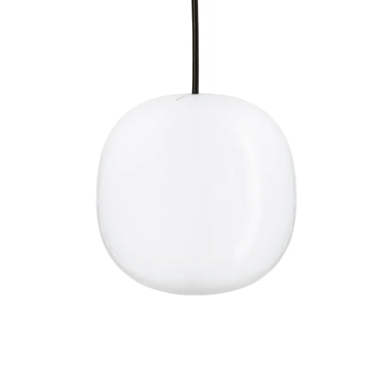 New Superkube 150P pendel, opal/sort ledning Hvide Lamper|Køkkenlamper