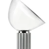 Hot Taccia Bordlampe, silver Glas Lamper