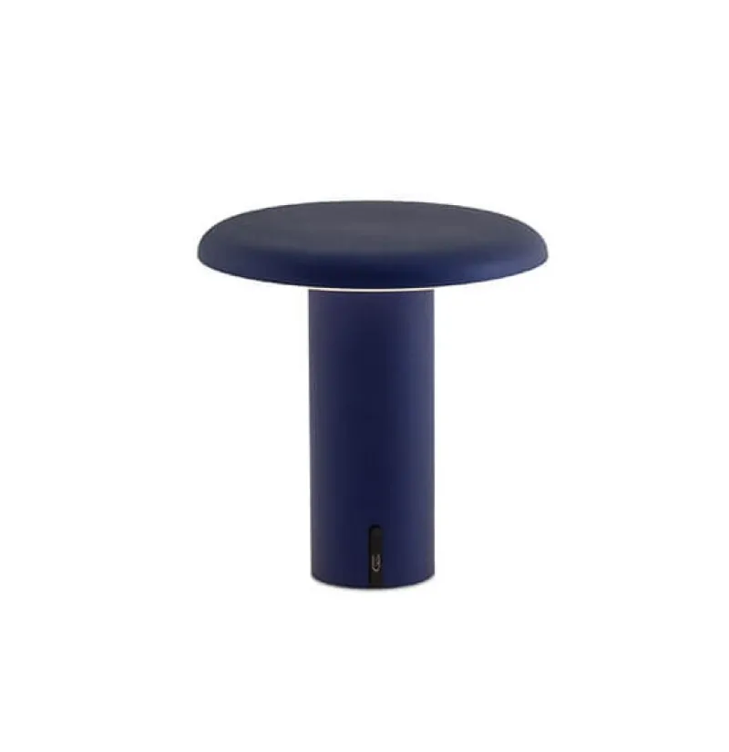 Online Takku bordlampe / batterilampe, anodiseret blå Transportable Lamper|Lamper Til Reol