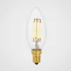Hot Candle E14 4W LED pære, klar glas (2700K) Pærer|Led Pærer
