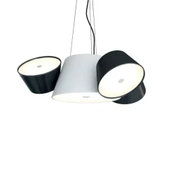 Hot Tam Tam Mini 3 pendel, hvid midterskærm Køkkenlamper