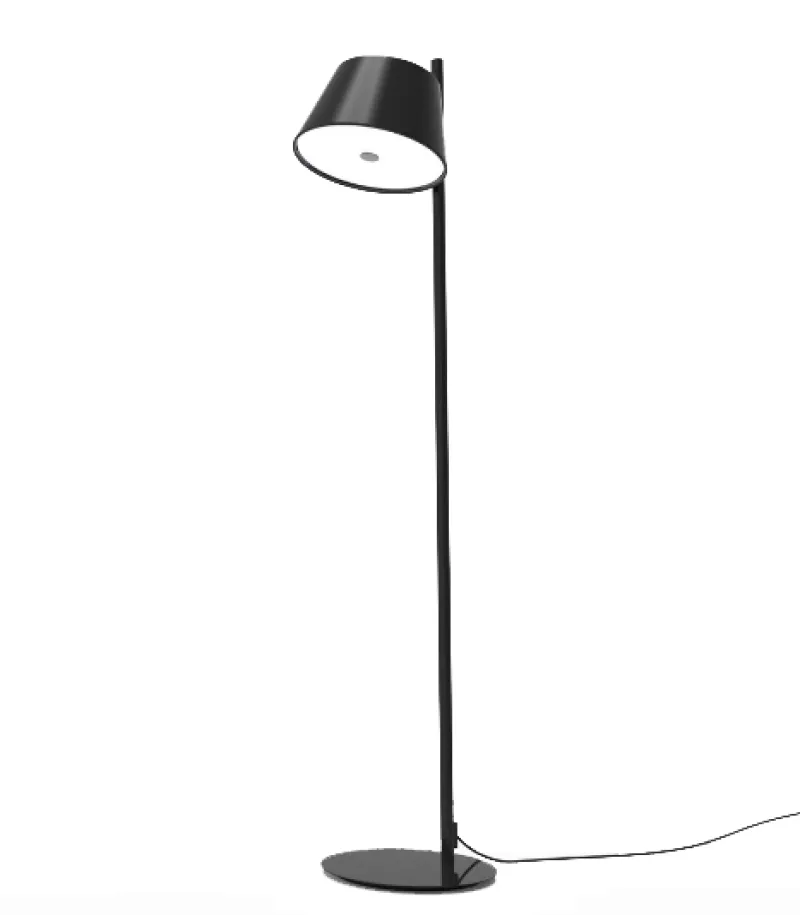 Hot TAM TAM P gulvlampe, sort Standerlamper|Kontorlamper