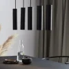 Online Tilo 5-spot pendel, sort Spisebordslamper|Pendler