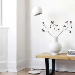 Discount Tilt Globe gulvlampe, hvid Standerlamper|Læselamper