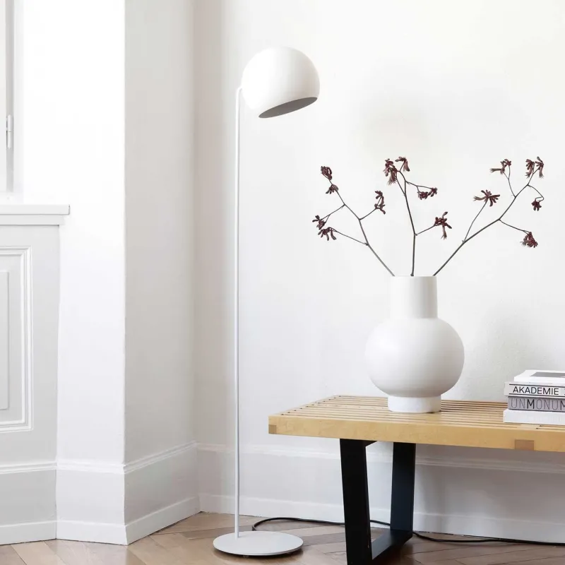 Discount Tilt Globe gulvlampe, hvid Standerlamper|Læselamper