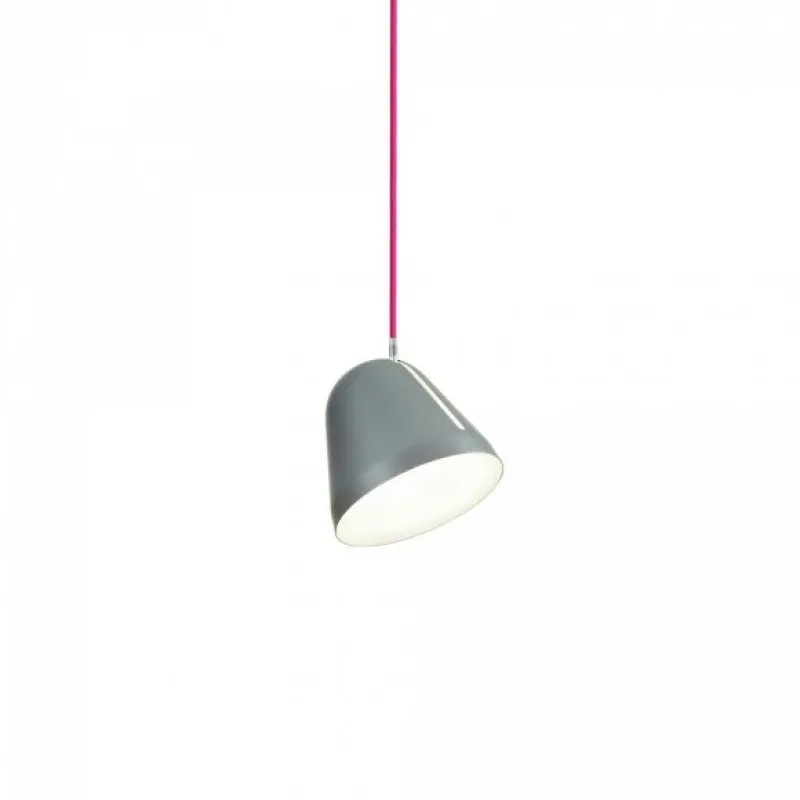 New Tilt S pendel Ø18, grå/rosa Hængelamper