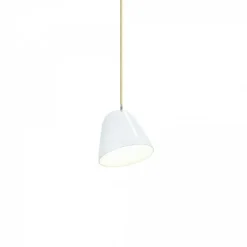 New Tilt S pendel Ø18, hvid/beige Hængelamper