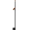 Outlet Timber Floor gulvlampe base og stang, sort Lamper I Træ|Standerlamper