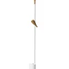 Best Timber Floor spot og uplight til hvid base, eg Lamper I Træ|Standerlamper