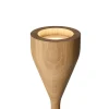 Timber Floor spot og uplight til sort base, eg Lamper I Træ|Standerlamper