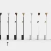 Sale Timber Floor spot og uplight til sort base, ask hvid Lamper I Træ|Standerlamper