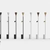 Outlet Timber Floor spot og uplight til sort base, ask sort Lamper I Træ|Standerlamper