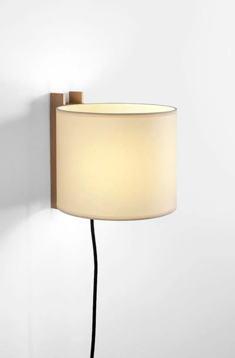 Hot TMM Corto væglampe, bøg/beige m/ledning Lamper I Træ|Stue Lamper