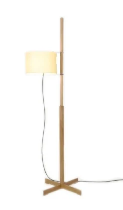 Hot TMM gulvlampe, kirsebær/beige Lamper I Træ|Standerlamper