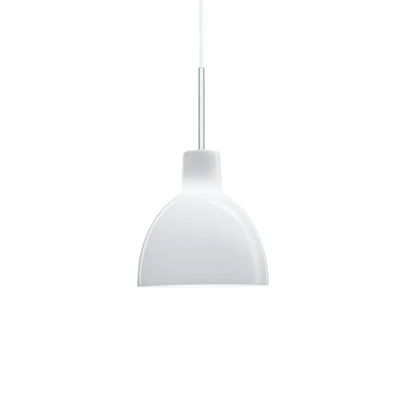 Discount Toldbod Ø15,5 pendel, hvid opal Hvide Lamper|Glas Lamper