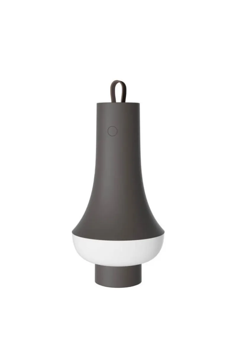 Online Tomoshi Portable bordlampe / batterilampe, mørkebrun Transportable Lamper|Lamper Til Sofabord