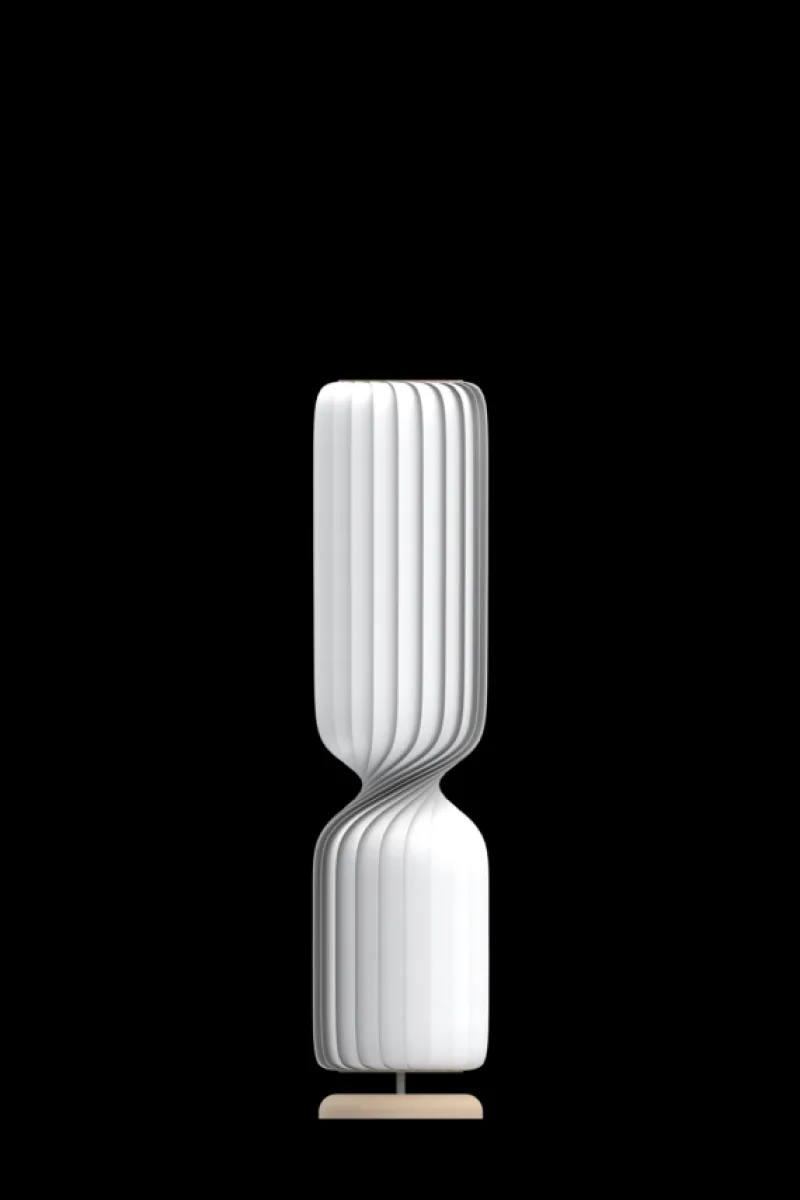 New TR41 gulvlampe, PC Nonwoven/hvid, 107 x 25 cm Standerlamper|Kontorlamper