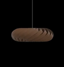 New TR5 pendel, birk/brun, 60 x 20 cm Lamper I Træ|Spisebordslamper
