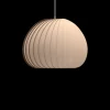 Discount TR12 pendel, birk/natur, 45 x 35 cm Lamper I Træ|Hængelamper