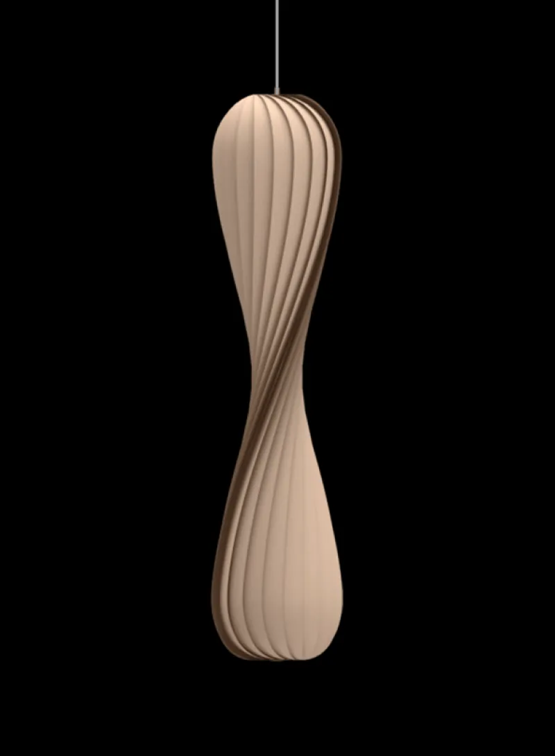Online TR7 pendel, birk/natur, 25 x 112 cm Lamper I Træ|Spisebordslamper