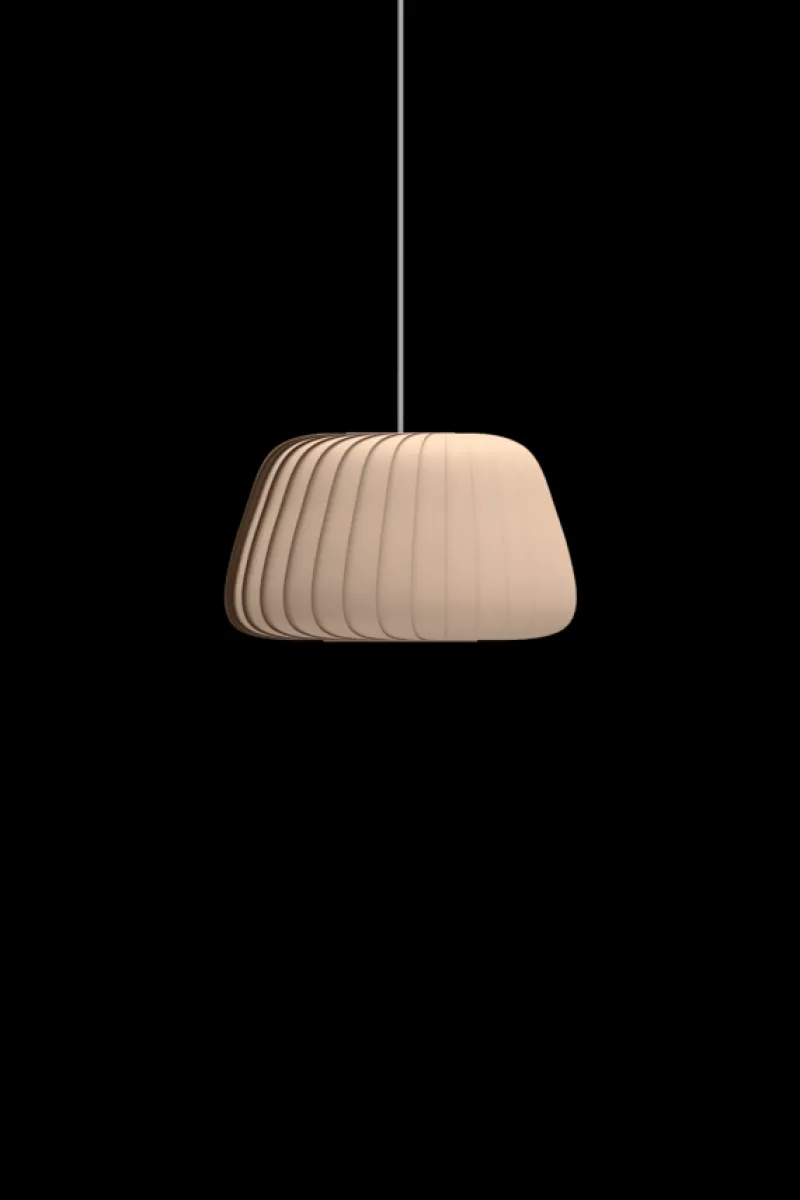 Hot TR19 pendel, birk/natur, 40 x 22 cm Lamper I Træ|Spisebordslamper
