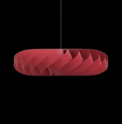 Online TR5 pendel, birk/rød, 80 x 22 cm Lamper I Træ|Hængelamper