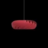 TR5 pendel, birk/rød, 40 x 18 cm Lamper I Træ|Hængelamper
