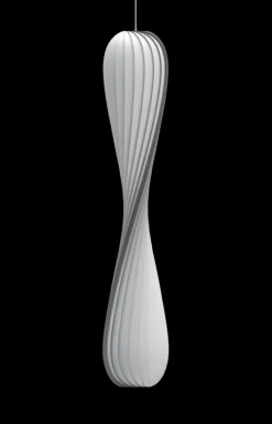 TR7 pendel, PC Nonwoven/hvid, 25 x 145 cm Hvide Lamper|Hængelamper