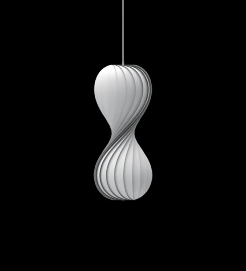 New TR7 pendel, plastik/hvid, 25 x 55 cm Hvide Lamper|Spisebordslamper