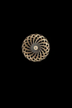 Sale TR5 væglampe, børstet alu/guld, 40 x 18 cm Sommerhus Lamper|Kontorlamper