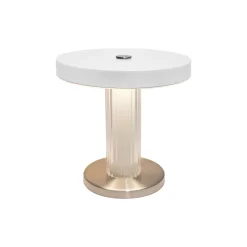 Discount Trezzi Portable batteri-/bordlampe, hvid Glas Lamper|Transportable Lamper