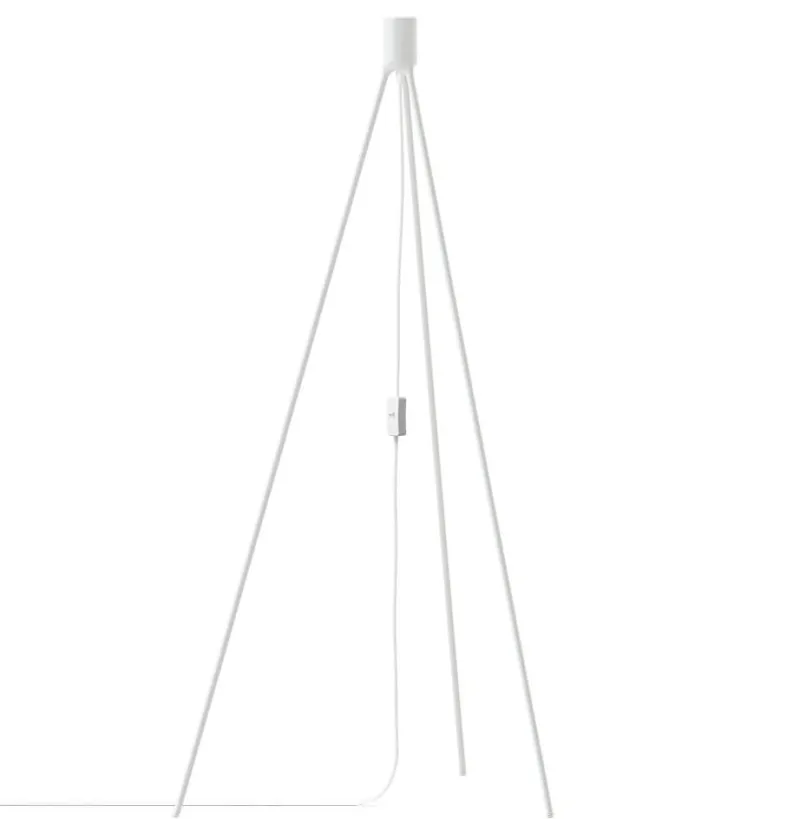 Outlet Tripod Floor gulvstander, mat hvid Hvide Lamper|Gulvlamper