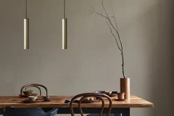 TUBE FLEX pendel, messing Messinglamper|Lamper Til Sofabord