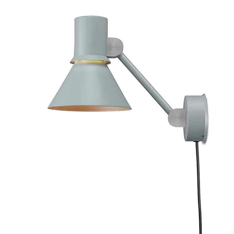New Type 80 W2 væglampe m/ledning, grå Læselamper|Soveværelseslamper