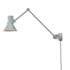 New Type 80 W3 væglampe m/ledning, grå Læselamper|Kontorlamper
