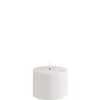Discount Udendørs LED bloklys, White, 10,1x7,8 cm Terrasselamper|Led Stearinlys