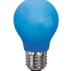 Online Udendørs LED OUT Ø55mm IP20 LED 1W E27, blå Pærer|Led Pærer