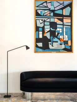 Hot UNTITLED Reading Cone gulvlampe, sort/sort Standerlamper|Gulvlamper