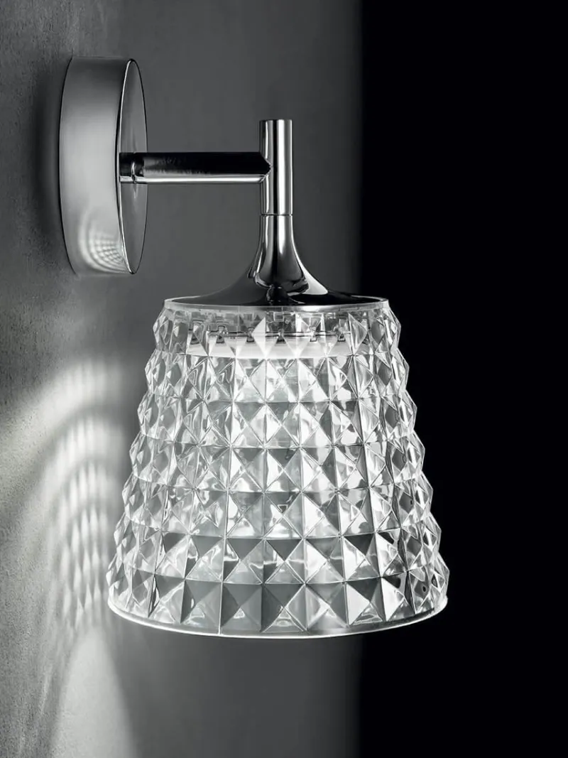 Sale Valentina Væglampe, transparent Glas Lamper|Soveværelseslamper