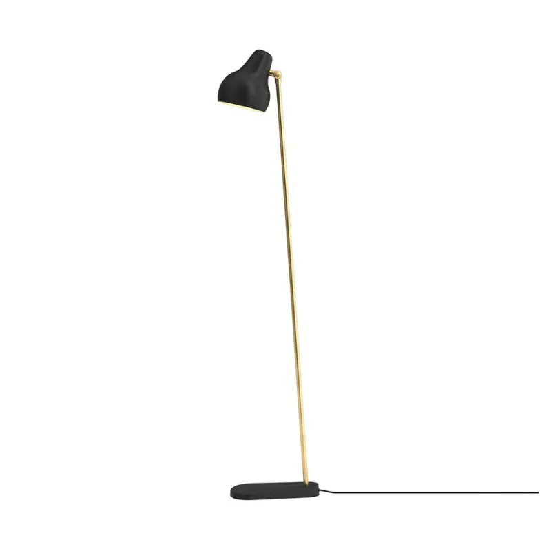 Discount VL38 gulvlampe, sort Messinglamper|Standerlamper
