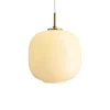 Online VL45 Radiohus Ø25 pendel, messing/pale yellow Messinglamper|Glas Lamper