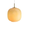 VL45 Radiohus Ø25 pendel, messing/amber Messinglamper|Glas Lamper