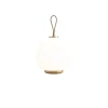 Best VL45 Radiohus Portable batteri- / bordlampe, messing/opal Messinglamper|Glas Lamper