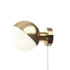 Clearance VL Studio væglampe m/ledning Ø150, messing Messinglamper|Glas Lamper