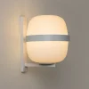 Outlet Wally Cesta væglampe, metallic hvid Væglamper|Udendørslamper