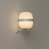 Wally Cestita væglampe, metallic hvid Hvide Lamper