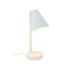 Wilmer bordlampe m/USB-C, hvid Hvide Lamper|Skrivebordslamper