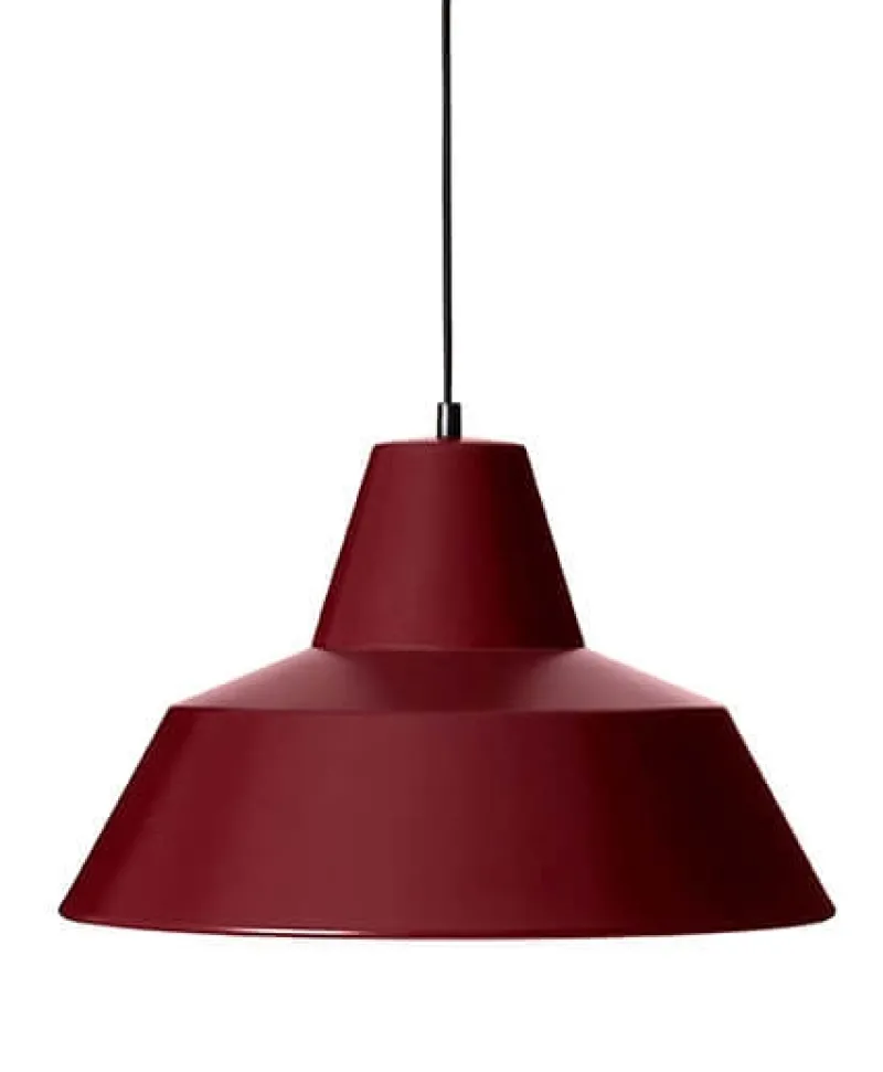 Outlet Workshop pendel W5, vinrød Industrielle Lamper|Hængelamper