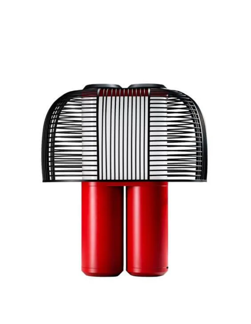 Yasuke bordlampe, rød/sort Lamper Til Reol|Lamper Til Natbord