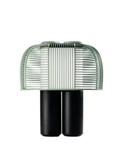Outlet Yasuke bordlampe, sort/grøn Lamper Til Reol|Lamper Til Natbord